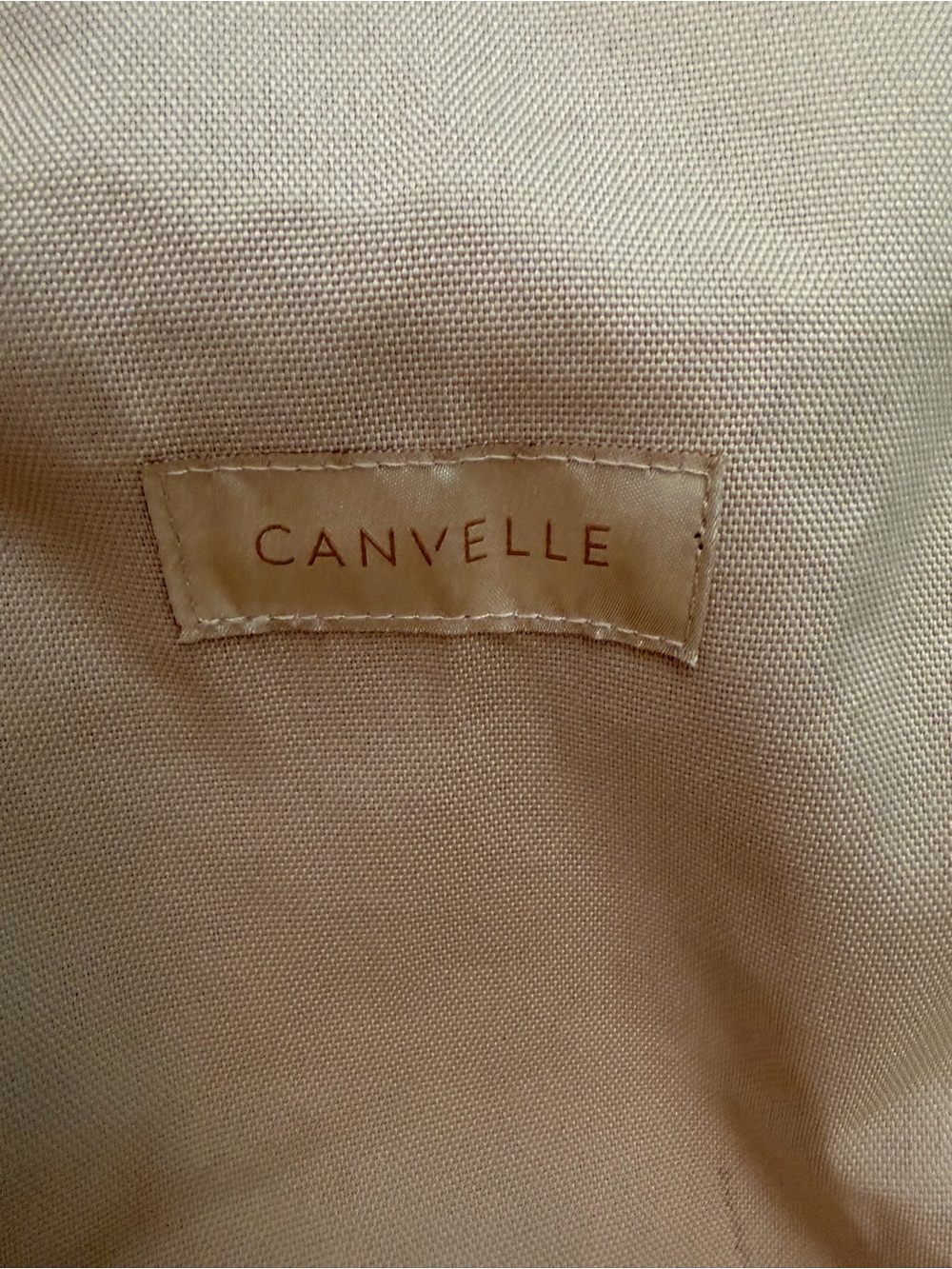 Canvelle Neutral Beige Tote Bag – Classic Everyday Storage